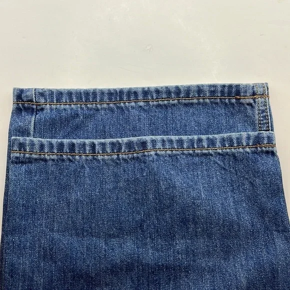 YKK Jeans Wide Leg High Rise NWT Size L - Picture 15 of 16